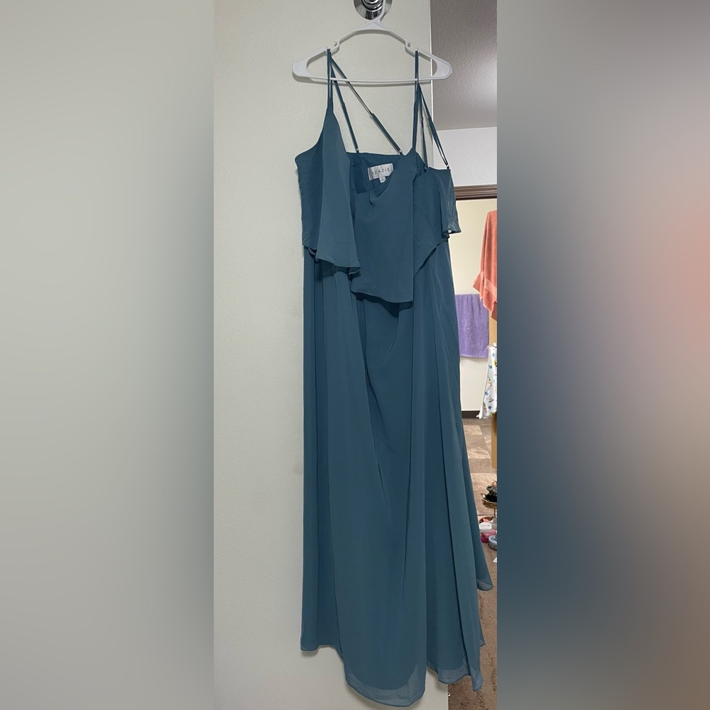 Plus Size Azazie Bermuda Bridesmaid Dress Desiree